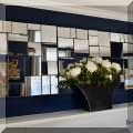DM01. Crate & Barrel “Perspectives” mirror set. 